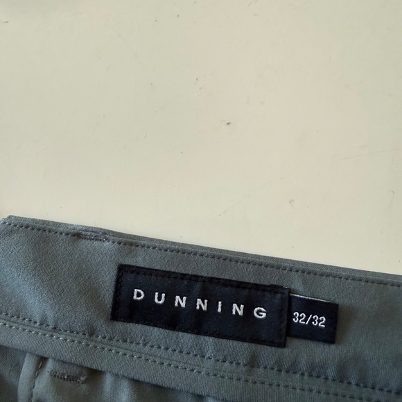 Dunning Golf Dark Gray Slash Pocket Casual Golf Pants Mens 32 x 32 Stretch - Picture 4 of 9